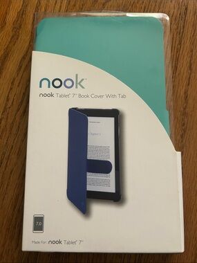Nook 7" Tablet Book Cover - Teal/Aqua